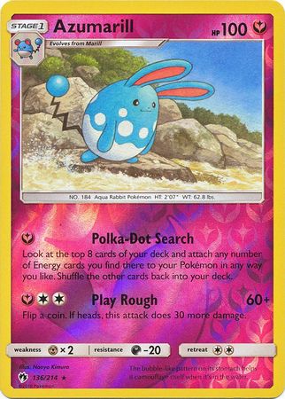 Azumarill 136/214 - Reverse Holo