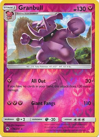 Granbull 138/214 - Reverse Holo-Kantocards