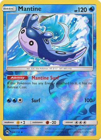 Mantine 58/214 - Reverse Holo