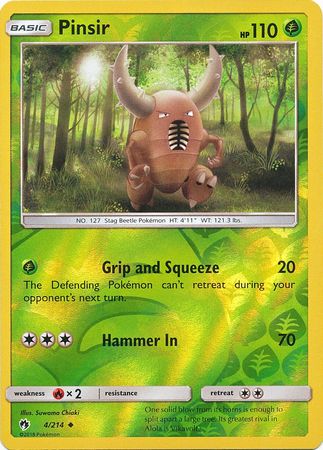 Pinsir 4/214 - Reverse Holo