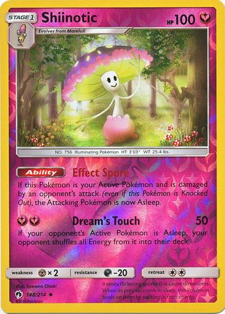 Shiinotic 148/214 - Reverse Holo