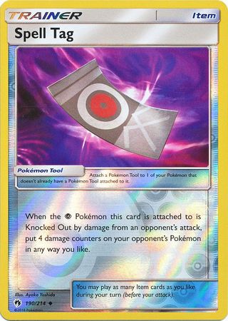 Spell Tag 190/214 - Reverse Holo
