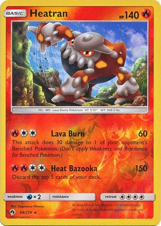 Heatran 48/214 - Reverse Holo