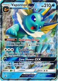 Vaporeon GX SM172-Kantocards