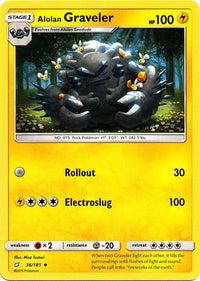 Alolan Graveler 36/181-Kantocards