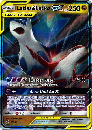Latias & LatiosTag Team GX 113/181