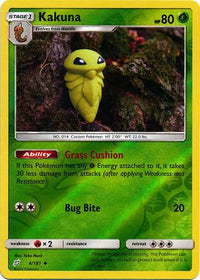 Kakuna 4/181 - Reverse Holo-Kantocards