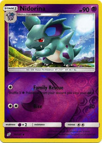 Nidorina 55/181 - Reverse Holo-Kantocards