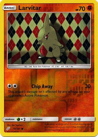 Larvitar 79/181 - Reverse Holo-Kantocards