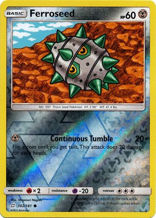 Ferroseed 102/181 - Reverse Holo