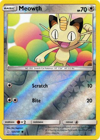 Meowth 125/181 - Reverse Holo