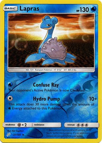 Lapras 31/181 - Reverse Holo-Kantocards