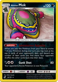 Alolan Muk 84/181 - Reverse Holo-Kantocards