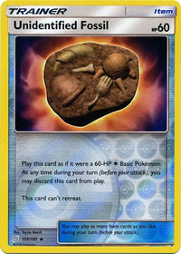 Unidentified Fossil 155/181 - Reverse Holo-Kantocards
