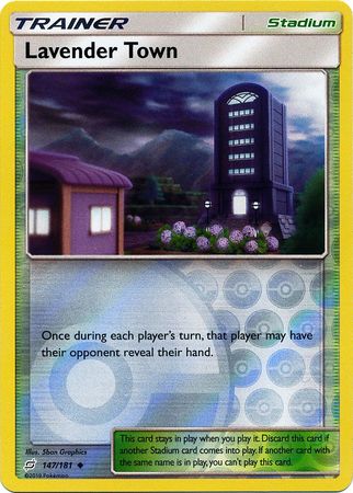 Lavender Town 147/181 - Reverse Holo