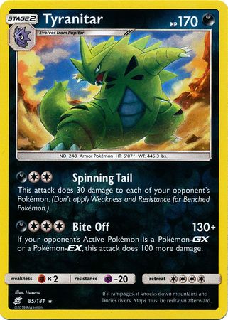 Tyranitar 85/181 - Reverse Holo