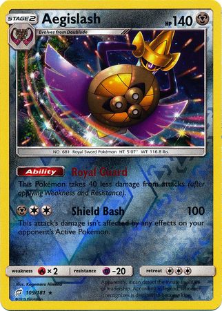 Aegislash 109/181 - Reverse Holo