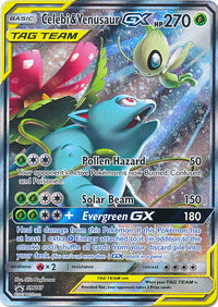 Celebi & Venusaur Tag Team GX SM167-Kantocards