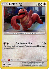 Lickitung 16/18-Kantocards