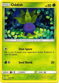 Oddish 5/214-Kantocards
