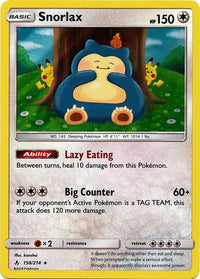 Snorlax 158/214-Kantocards