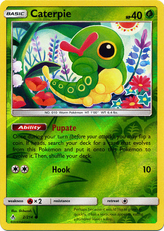Caterpie 2/214 - Reverse Holo