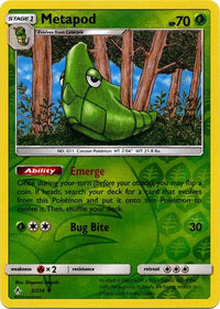 Metapod 3/214 - Reverse Holo-Kantocards