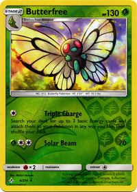 Butterfree 4/214 - Reverse Holo-Kantocards