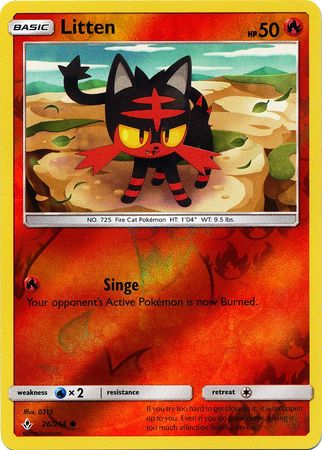 Litten 26/214 - Reverse Holo