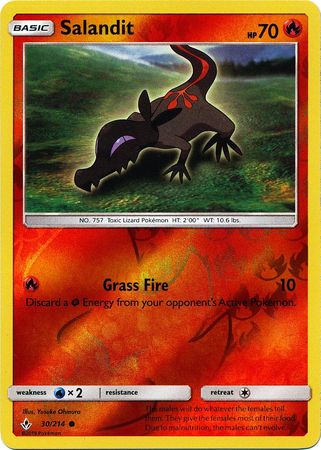 Salandit 30/214 - Reverse Holo