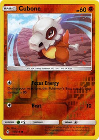 Cubone 90/214 - Reverse Holo-Kantocards