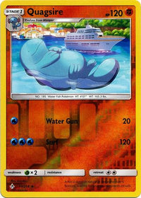 Quagsire 97/214 - Reverse Holo-Kantocards