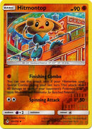 Hitmontop 101/214 - Reverse Holo-Kantocards