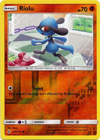 Riolu 102/214 - Reverse Holo-Kantocards