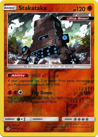 Stakataka 106/214 - Reverse Holo