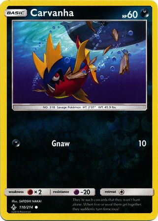 Carvanha 110/214 - Reverse Holo