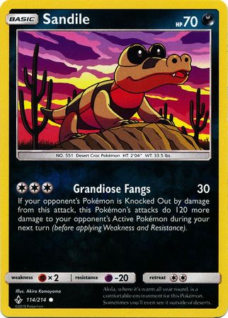 Sandile 114/214 - Reverse Holo