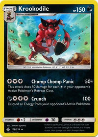 Krookodile 116/214 - Reverse Holo-Kantocards