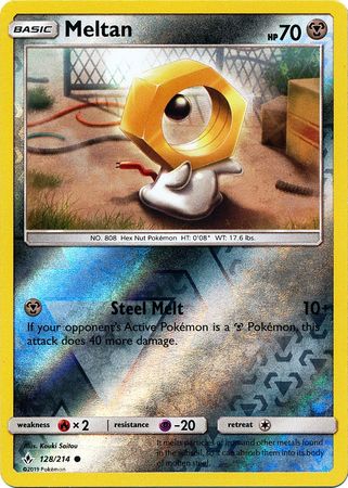 Meltan 128/214 - Reverse Holo