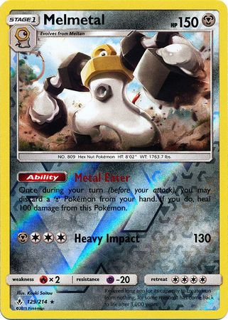 Melmetal 129/214 - Reverse Holo