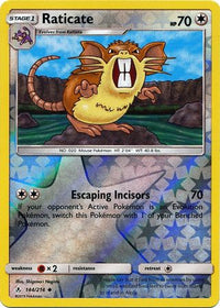 Raticate 144/214 - Reverse Holo-Kantocards
