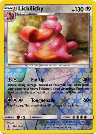 Lickilicky 153/214 - Reverse Holo