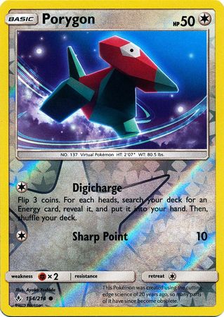 Porygon 154/214 - Reverse Holo