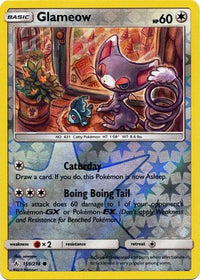 Glameow 159/214 - Reverse Holo-Kantocards