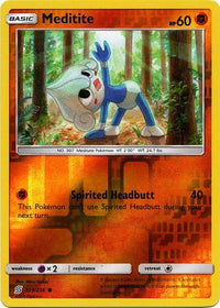 Meditite 109/236 - Reverse Holo-Kantocards