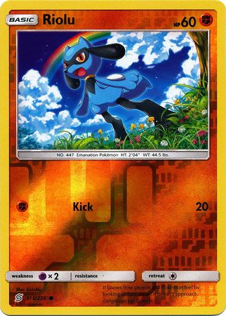 Riolu 115/236 - Reverse Holo