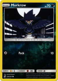 Murkrow 129/236 - Reverse Holo-Kantocards