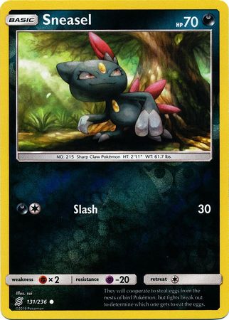 Sneasel 131/236 - Reverse Holo