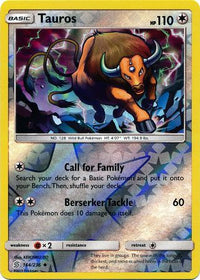 Tauros 164/236 - Reverse Holo-Kantocards