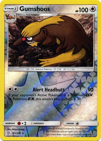 Gumshoos 181/236 - Reverse Holo-Kantocards